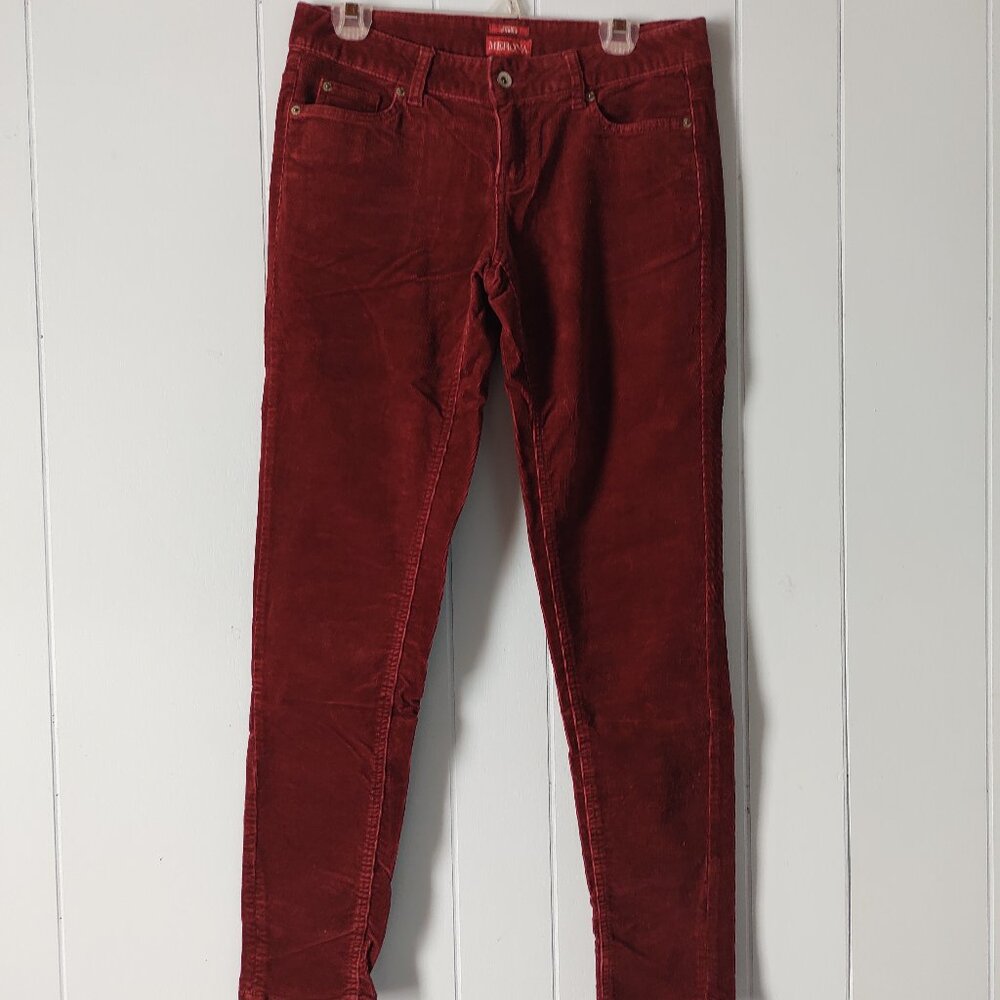 Merona Modern Cut Burgundy Corduroy Pants
